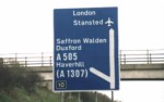 Sign Post on the A11